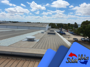 Solar Whiz Commercial install